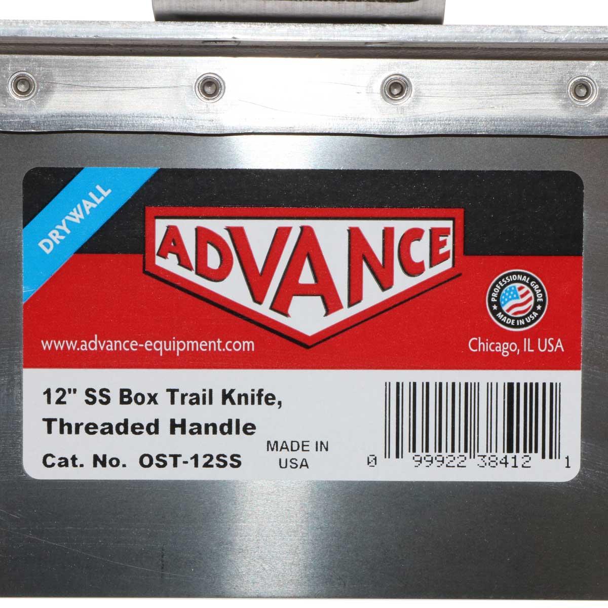 Advance 12" Stainless Box Trail kni